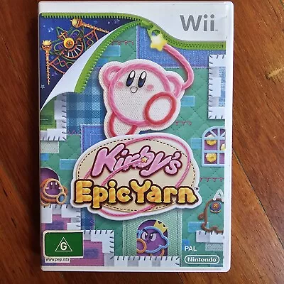 Kirby's Epic Yarn (Nintendo Wii 2010) • $99.99