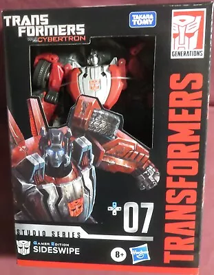 Sideswipe Gamer Edition 2024 Hasbro Studio Series Deluxe Class Transformers #07 • $25.99