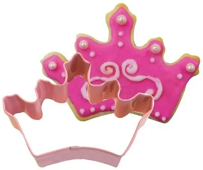 £3.95 • Buy Anniversary House Pink Coronation Crown Cookie/Biscuit Cutter Princess Crown