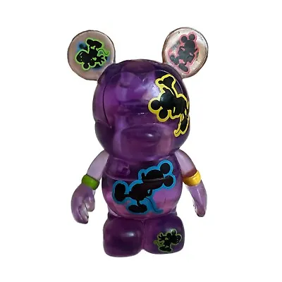 Disney Vinylmation Purple Oh Mickey Series Figure Translucent Clear • $11.89