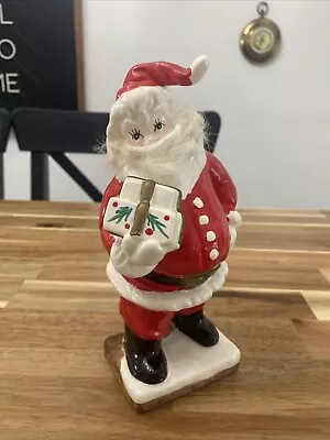 Vintage Napco? Japan Ceramic Santa Tree Figurine 1950s Christmas Figurine 8.5  • $29