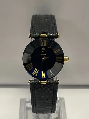 H. Stern Rare Ladies Size Sapphire Blue & 18K Yellow Gold Watch- $15K APR W/COA! • $4995