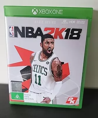 NBA 2K18 Microsoft Xbox One Game Kyrie Irving - PAL 2017 • $9.95