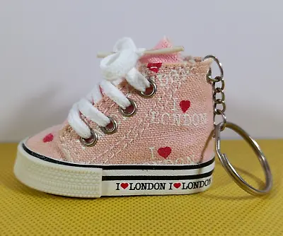 Pink Converse Keychain - I Love London • $11