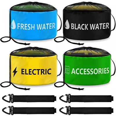 Hose Bag Caravan Camping RV Cables Organizer Water Hose Electrical Cords Storage • £7.49