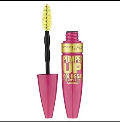 New Maybelline Pumped Up Colossal Mascara - 216 Classic Black Lot Of 4 • $17.54