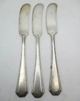 Set Of 3 Vintage 1835 R. Wallace Youth Sized Butter Knives - Silverplate • $3.99