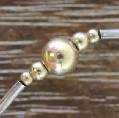 Vintage Sterling Silver 925 Ball Bead Anklet 9.25  Stack Southwest Retro • $36