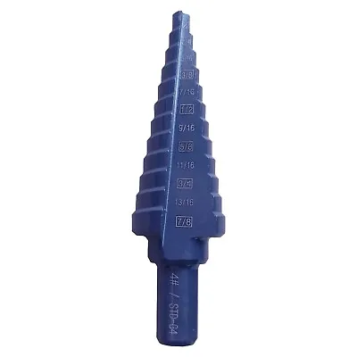 $27.41 • Buy Step Drill Bits HSS Black Oxided M2 Drill Multiple Hole Sizes Step Drill Steel 