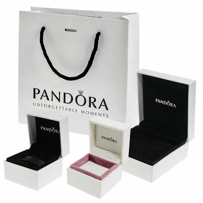Pandora Gift Bag Box Pouch Ring Bracelet Earrings Rings Charm Bead Uk • £2.55