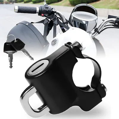 Motorcycle Helmet Lock Handlebar 7/8  22-28mm Tube Anti-theft Security Universal • $9.78