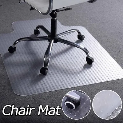 $25.59 • Buy Chair Mat Carpet Floor Protectors PVC Home Office Room Computer Work Mats 122x92