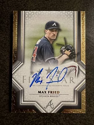 2023 Topps Five Star Autographed Card #FSA-MFR Max Fried-P-Atlanta Braves • $4.99