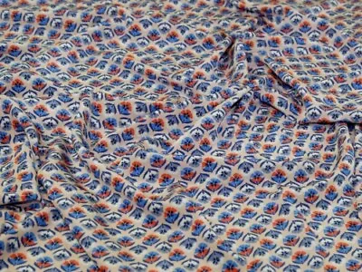Liberty London Miranda Skye Kensington Silk Crepe De Chine Fabric - Per Metre • £53.99