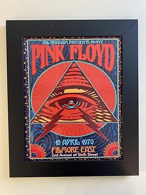 Pink Floyd Framed 8x10 Photo Concert Poster Filmore East 1970 • $39