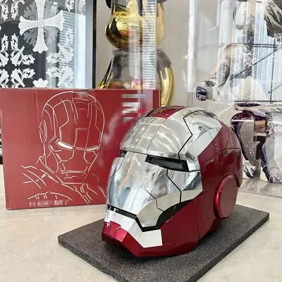 Iron Man MK5 Mask Helmet  1:1 Helmet Voice Control Wearable Cosplay Prop • $179