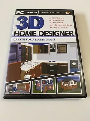 3D Home Designer PC CD-ROM • £3.49