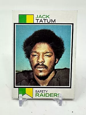 1973 Topps Football Jack Tatum Rookie RC Card #288 EX D • $17.99