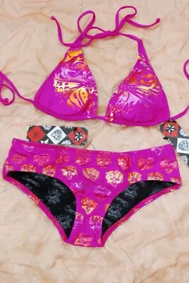 NWT Authentic Ed Hardy Tiger 2010!! Bikini  S  • $210