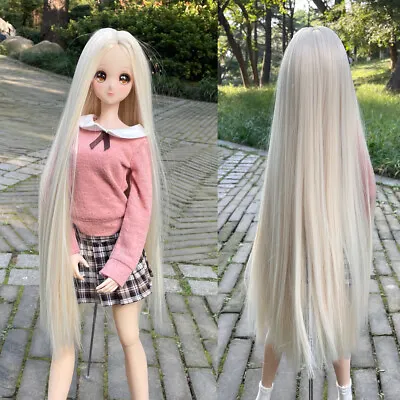 BJD Doll Wig Only 1/3 8-9  For Smart Doll DD SD Blonde Straight Hair 1:3 Scale • $19.99