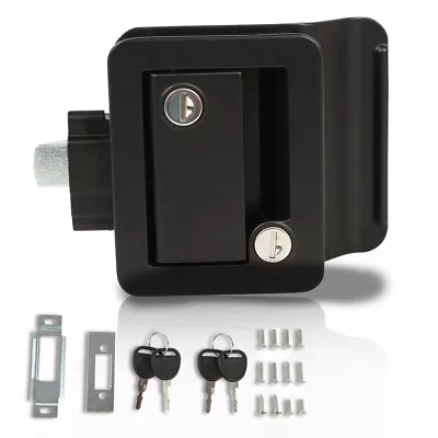 $24.89 • Buy Black RV Entry Door Lock W / Deadbolt Camper Travel Trailer NEW