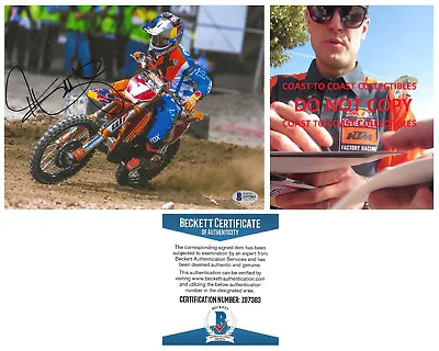 Ryan Dungey Supercross Motocross Signed 8x10 Photo Proof Beckett COA Autograph.. • $109.99