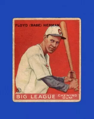 1933 Goudey Set-Break #  5 Babe Herman LOW GRADE (crease) *GMCARDS* • $30