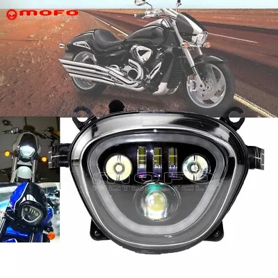 Angel Eyes LED Headlight Projector For Suzuki M109R BOSS M90 C90 VZR1800 2006-19 • $399.99