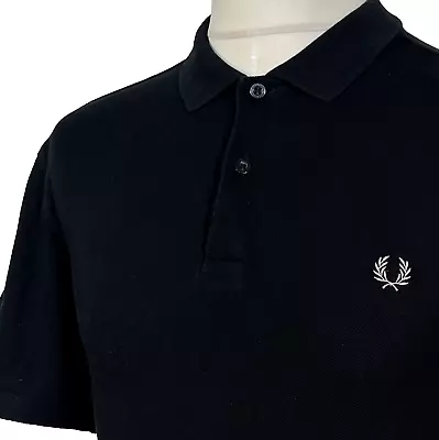 £14.50 • Buy Fred Perry M6000 Polo Shirt - Black - L/XL - Mod 60s Casuals Scooter Terraces