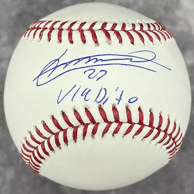 Vladimir Guerrero Jr. Signed Inscribed Blue Jays Rawlings OMLB Baseball JSA • $11.50