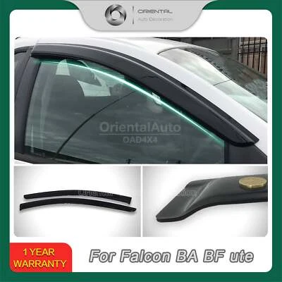 Luxury Weather Shields For Falcon Fairmont BA BF UTE Weathershields Window Visor • $65