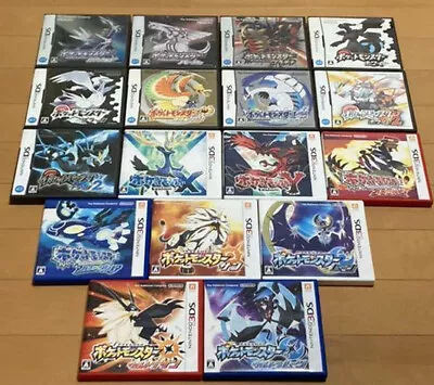 $39.99 • Buy M Nintendo DS 3DS Pokemon Silver Gold White Black X Y Ruby, Sapphire Japan