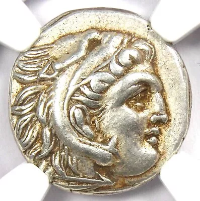 Alexander The Great AR Drachm Greek Macedon Coin 336 BC - Certified NGC XF (EF) • $403.75