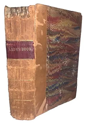 1866 Godey’s Lady’s Book And Magazine 12 Issues Hand Colored Fashion Plates • £198.15