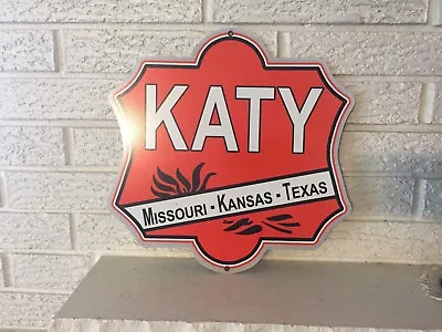 The KATY Missouri Kansas Texas Railroad Logo Heavy Steel Sign New 13.5 X 13  • $29.95