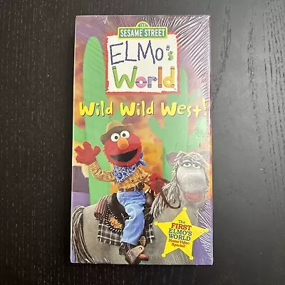 Elmo's World Sesame Street Wild Wild West! VHS New In Package 2004 Sony Wonder • $12.99