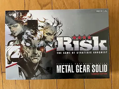 RISK Metal Gear Solid Limited Edition Board Game New Factory Sealed MGS OOP • $189.99