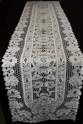 Solid White Embroidered Lace Cutwork Placemat Table Runner Wedding Party Banquet • $29