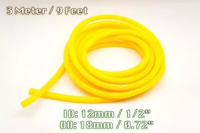 3 Metre Yellow Silicone Vacuum Hose Air Engine Bay Dress Up 12mm Fit Mustang • $17.99