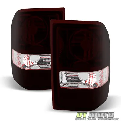 2001-2011 Ford Ranger Red Smoke Tail Lights Brake Lamps Left+Right Aftermarket • $58.99