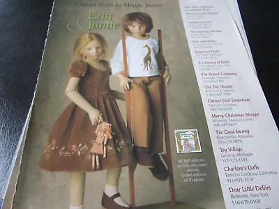 Maggie Iacono ERIN & JAMIE Doll Ad Advertisement ONLY • $3.99