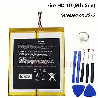 New Battery 58-000280 For Amazon Fire HD 10 2019 (9th Generation) 10.1  M2V3R5 • $21.99