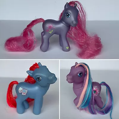 Lot Of 3 My Little Pony G3 Ponies - Petal Blossom Love Wishes Twilight Twinkle • $16