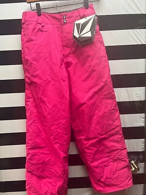 Youth NWT  Volcom Pink Snowboard/snow Pants Size L. Reg.$110.00 • $69.99