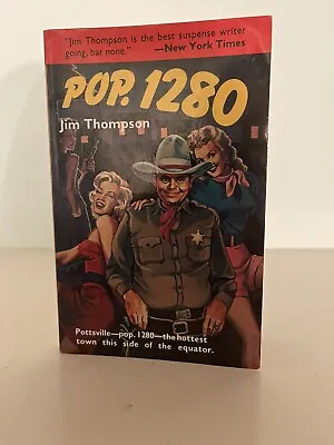 $15 • Buy Pop. 1280 By Jim Thompson (1984, Pb) First Black Lizard Edition Crime Novel