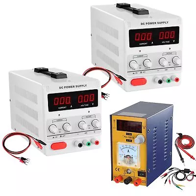 Yescom 30V 5A/10A DC Power Supply Precision Variable Digital Adjustable Lab • $54.90