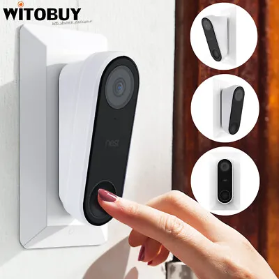 $12.99 • Buy Wall Plate And Adjustable Angle Wedge For Nest Hello Video Doorbell Down 10°&20°