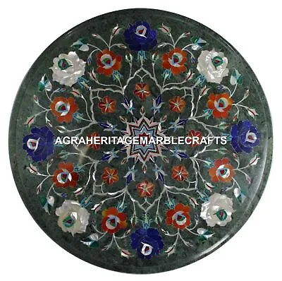 12 X12  Marble Coffee Table Top Precioius Pietra Dura Inlay Floral Decor H1448 • £290.96