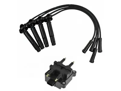 81BH41K Ignition Coil And Spark Plug Wire Set Fits 2000-2004 Subaru Outback • $67.51