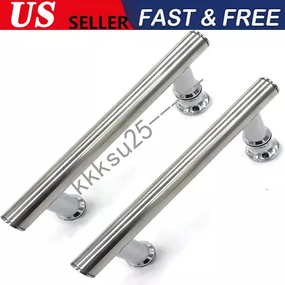 Chrome Abs Shower Door Handle | 145Mm (14.5Cm) Hole To Hole 1Pair-Sliver US • $12.76